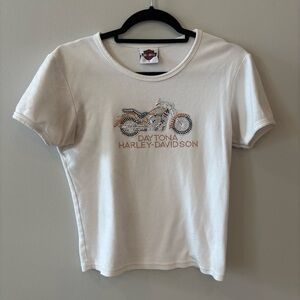 Harley Davidson Bling Daytona Vintage Tee